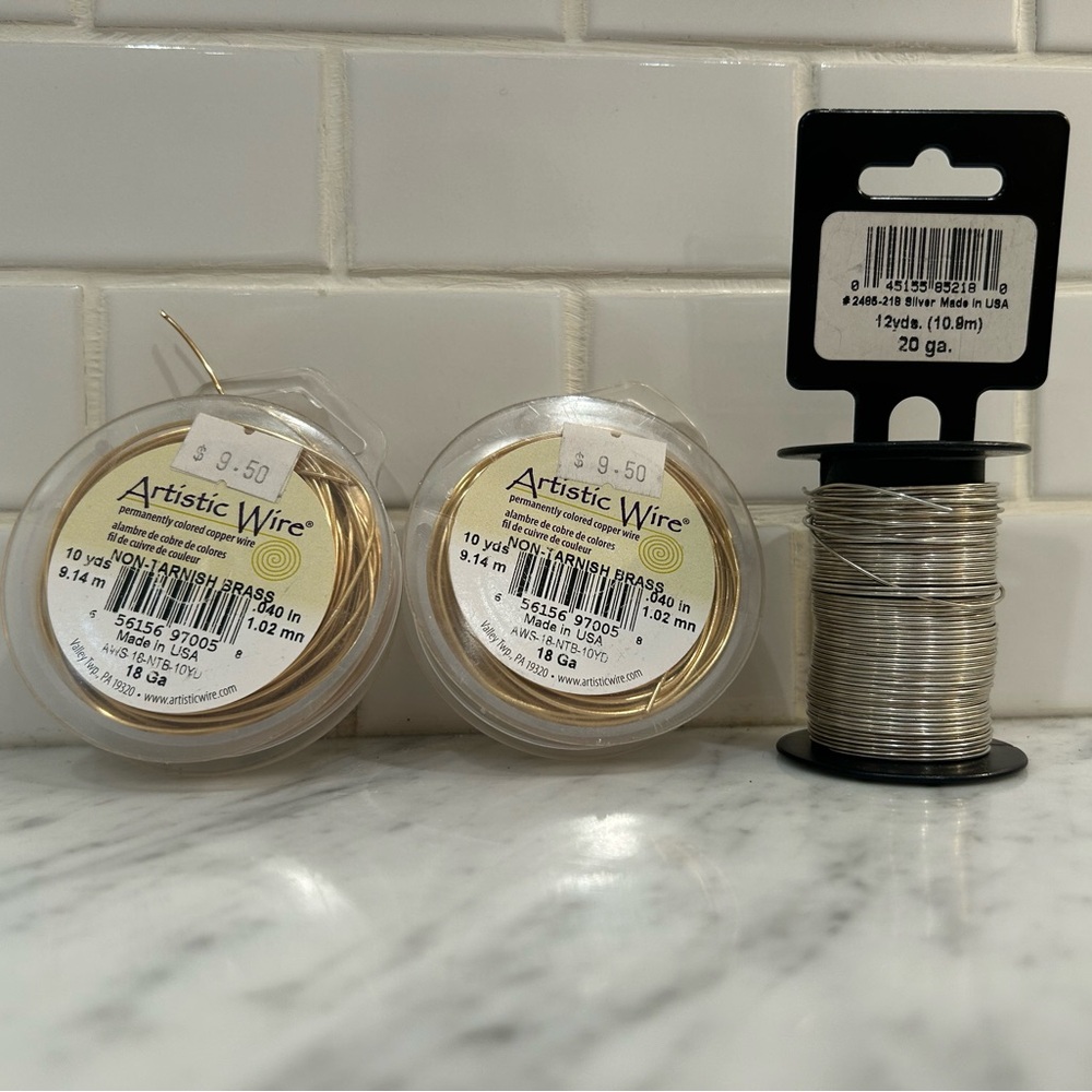 Amazon Artistic Wire Set - Gold and Silver
